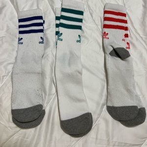 Adidas colored stripes socks